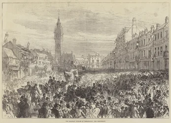 Il Giubileo ferroviario a Darlington, la processione